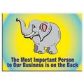 Elephant Rectangle Photo Hand Mirror (2.5" x 3.5")